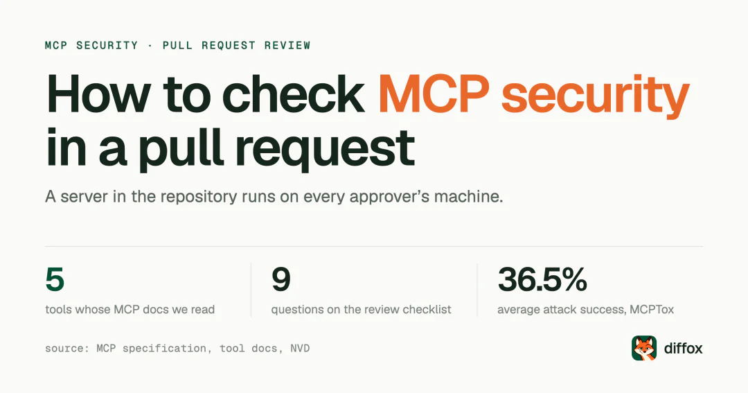 What is MCP security and what to check in a pull request